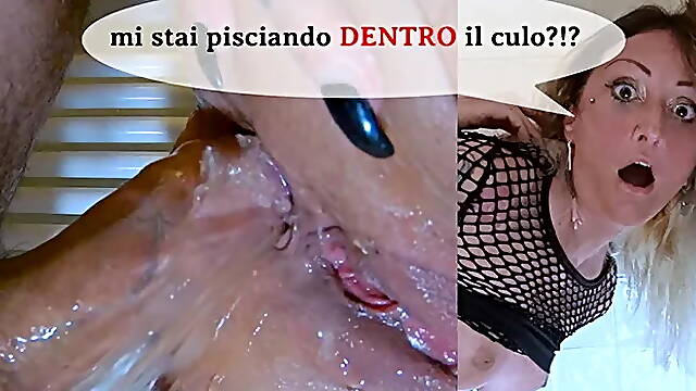 Anale Italiano Con Milf Italiana Matura: pisciami Nel Culo! - ok! Ma Prima...