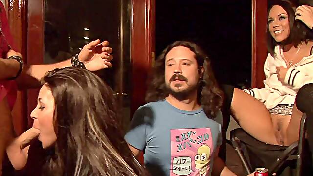 Beautiful women with perfect bodies in hot scenes.