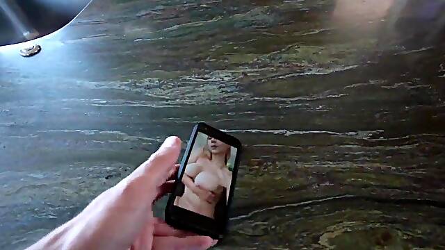 Horny blonde MILF stepmom helped her dirty stepson