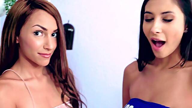 Gianna Dior and Hime Marie share deep thrusts from rigid cock