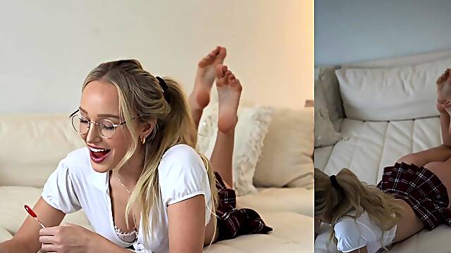 Tutor Me School Girl Fuck W Swallow GwenGwiz