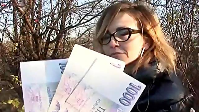 Miss Marketa loves money and cocks