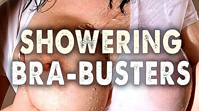 Showering Bra-busters - Beshine, Christy Marks, and Karina Hart - Scoreland