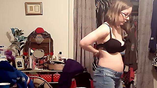 Wife Changing in Bedroom