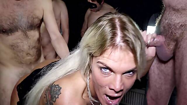 Blond Eva’s Gangbang In The Adventure Apartment