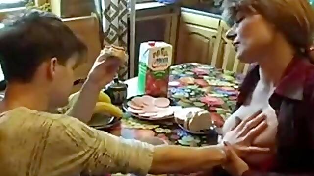Young Guy Makes Stepmom Moan A Lot With Her Pussy We All Over