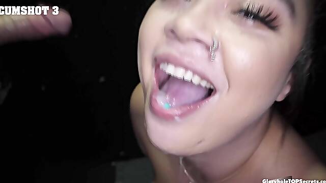 MILF Summer and Teen Maya cum swallowing