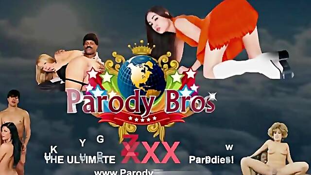 PARODY BROS - Super-Hot Retro Comedy 3Some With Honeys Making The Finest
