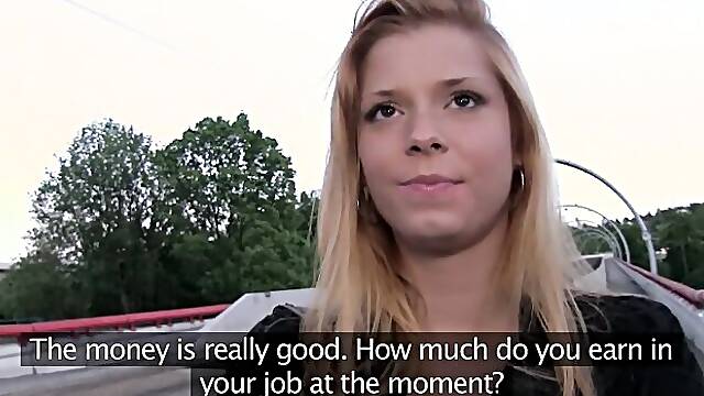 Chrissy Fox gets picked up & fucked hard by Pocket Full of Cash - Public Agent in POV reality porn