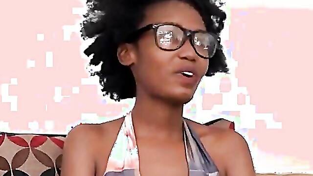 Busty Black Teen Gets Rough Pussy Screw By Big Dick Producer At Bikini Audition