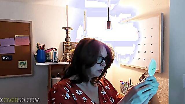 Mature MILF gets a mysterious package and the suck and fuck of a lifetime from her Landlord. NORA
