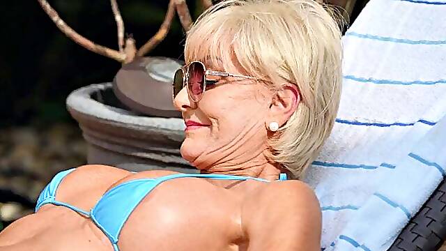 GILF Crashes Pool Party