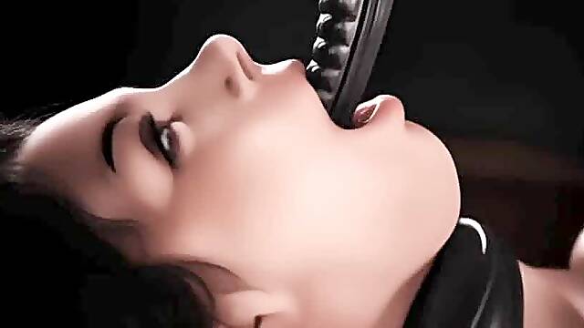 HOT MILF GETS DOUBLE TENTACLE PENETRATION