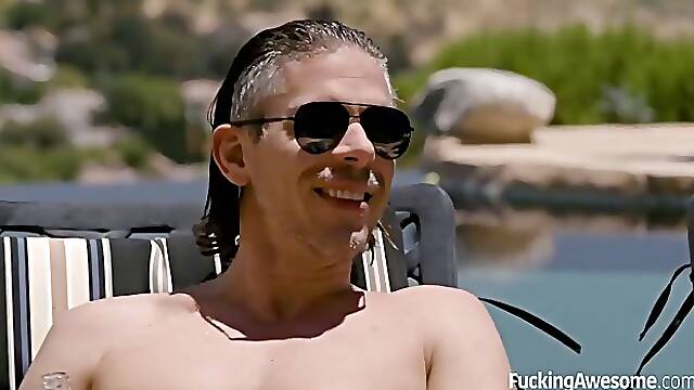 Filthy rich men always hire Lena Paul to amuse them and keep them completely satisfied