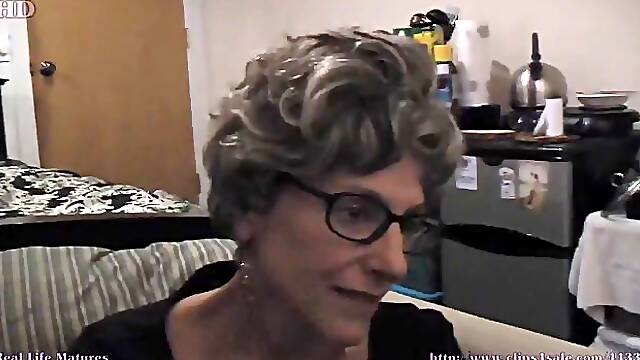 Granny with glasses is often having casual sex adventures, because she likes to get fucked