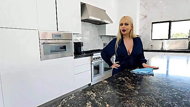 Step Mom Pamper's Stepson with BJ and deepthroat