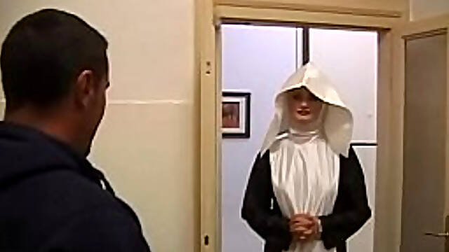 Perverted nun gets gangbanged by hot Italian nuns and milfs