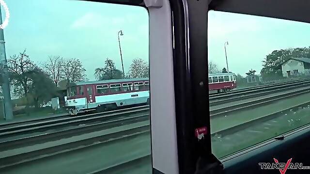 Divorced are the best victims for wierd stranger who fuck girls in drivig van