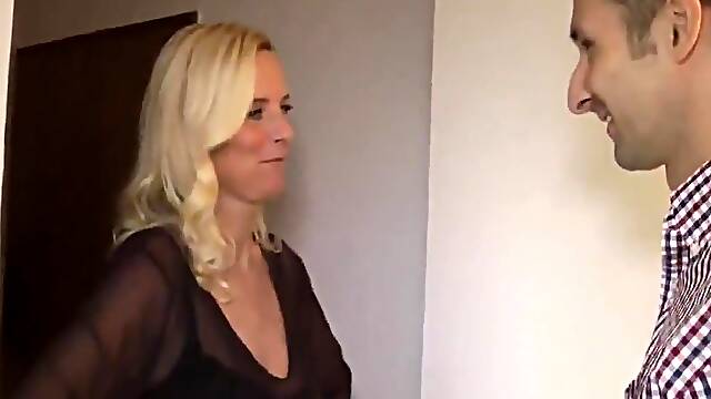 Tedesco Milf Blonde, Doppia Penetrazione Tedesca
