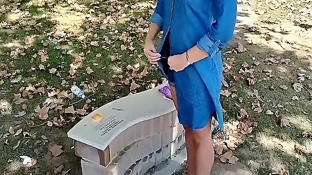 Walking Naked In A Public Park