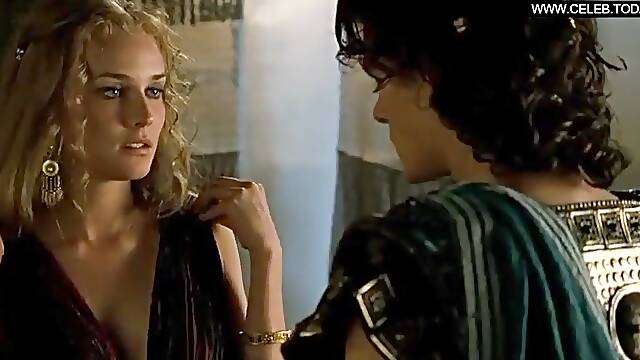 Diane Kruger In Naked, Topless Sex Scene - Troy (2004)