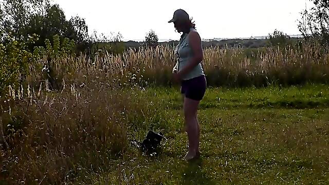 In Public. Sexy Blonde Milf Frina Came To Nudist Beach On Shore Of Lake, Stripped Naked, Masturbated Wet Pussy With Fingers, Stimulated Nipples, Tits, And Got Strong Orgasm. Naked Outdoor. Nude