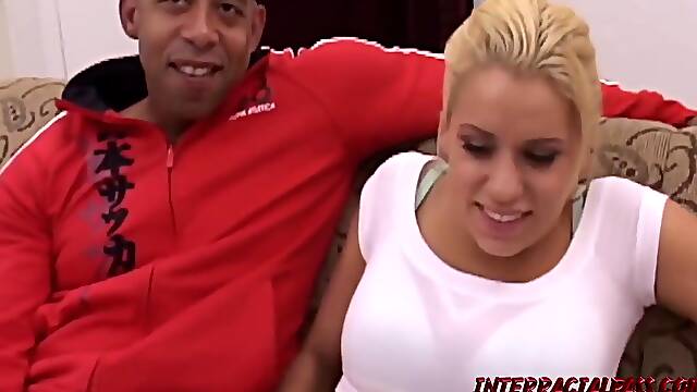 Mia Bangg And Shane Diesel - First Interracial For Has Her Begging For More