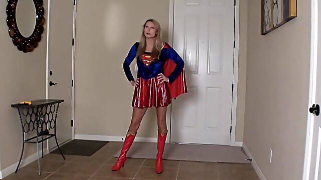 Superheroine Supergirl Captured And Gassed Turning Into Sex