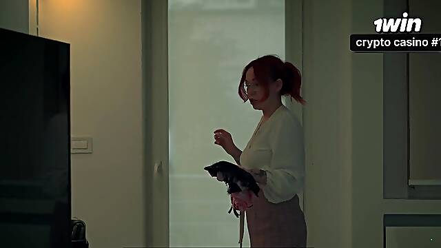 Step mom shares bed, hotel room, and creampie surprise - Horny chick!
