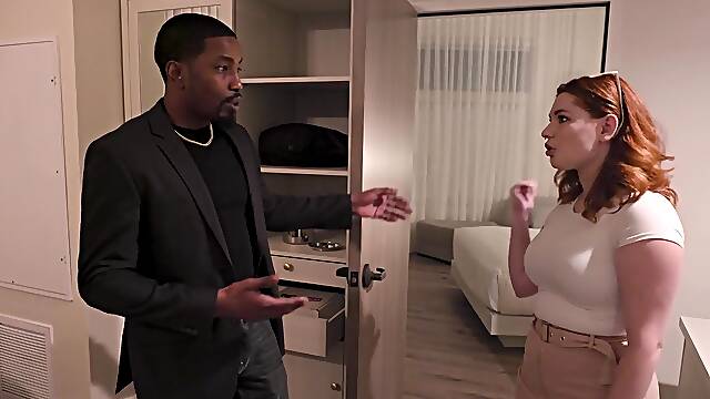 Annabel Redd discovers her boyfriends large black penis is more pleasurable internally.