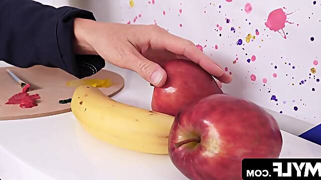 She will absolutely guarantee that the male model posing nude has a very firm erection ~ see the entire scene without charge