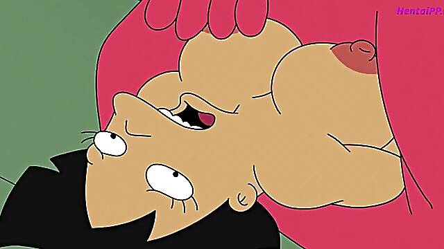 Zoidberg & Amy Classic Toon Movie scene