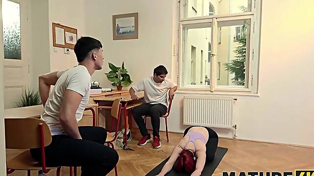 MATURE4K. Redhead mother Id like to fuck principal is banging her student