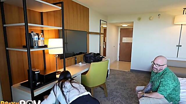 Wife Denies Spouse Sex So This guy Cheats With Latin babe Housekeeper on Vacation!