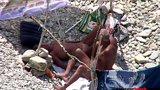 Amateur Porn - beach sex, old pair, granny, beach voyeurs, candid beach, beach spy, exposed, nudisrs, public