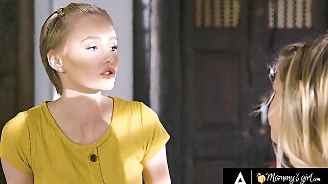 MOMS HOTTY - Obscene Alicia Williams And Coco Lovelock Get Spanked And Facefucked By Angry Stepmoms