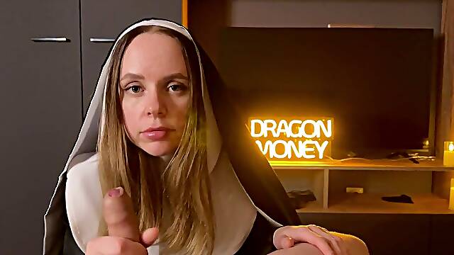 SINFUL CONFESSION: A NUN SERVES WITH HER THROAT ????