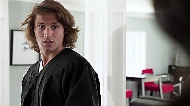 Concupiscent mother id like to fuck Jaimie Vine uses her constricted snatch to inspire stepson wank and takes full creampie load