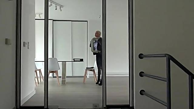Office Bitch Anal Drilled in an Elevator