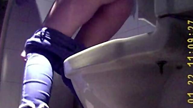 Classics of the genre! Girls pee in the water closet! (MOV 4-6)