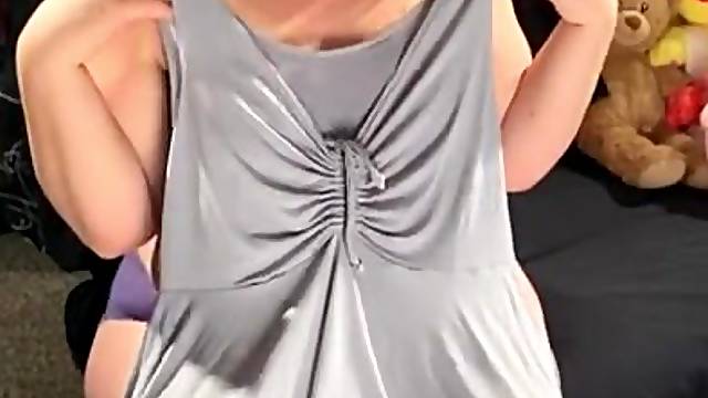 Big beautiful woman Edging Orgasms - WeVibe Dildo - 38G Bullet Brassiere and Sheer Pants Fetish