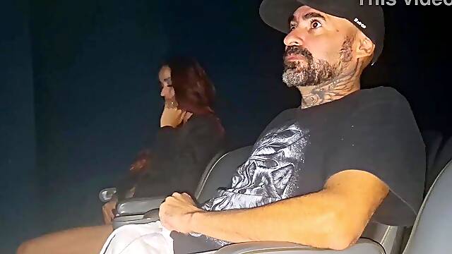 Wife fulfills fetish of gonna porn cinema!