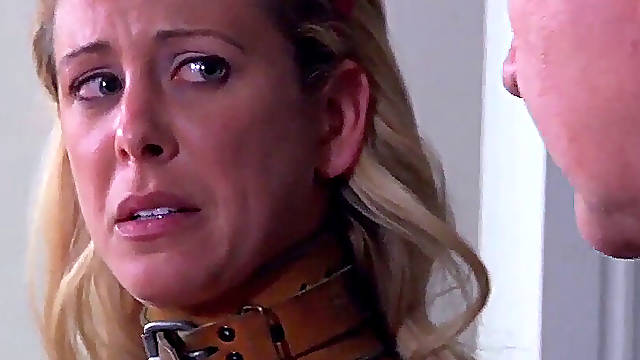 Blonde mummy cherie deville tied gagged in a straitjacket and wheelchair smoke
