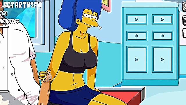 Marge Simpson mummy total Creampie Compilation Squirting Orgasms Moaning - Hole house Game
