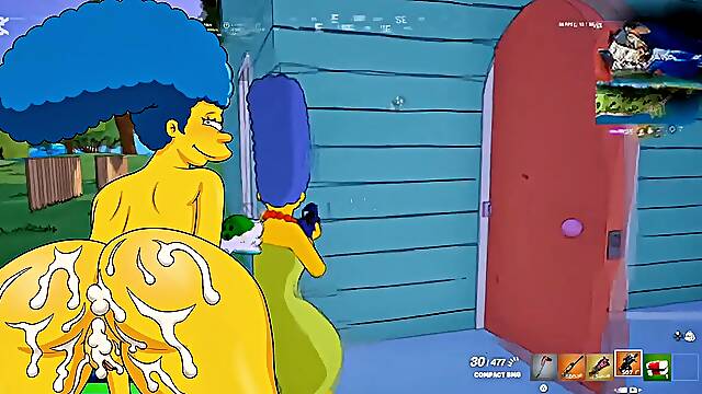 De-robe contest: MARGE loses clothes for every elimination in FORTNITE! ����