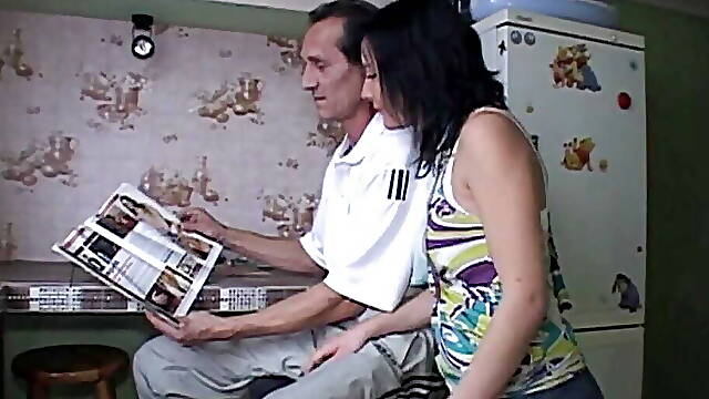 My dirty stepdad has a big cock!