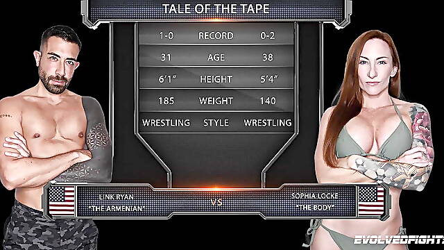 Link Ryan Vs Sophia Locke - Link Beats the Big Breasted Sophia Then Delivers the Cock