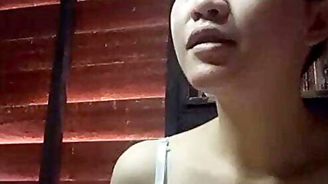 Chinese girl alone at home 43