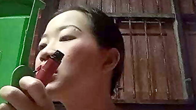 Chinese girl alone at home 40