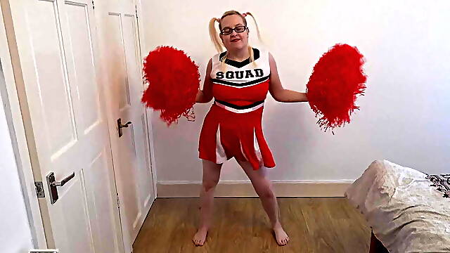 Cheerleader Striptease